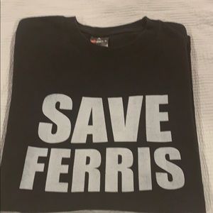 “SAVE FERRIS” FUNNY T-SHIRT  FROM 1986